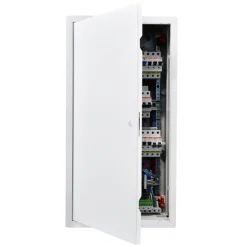 VEVOR Access Panel for Drywall, 30.3 x 15.2 in Galvanized Steel Access Door, Easy Install Hinged Service Panel with Screwdriver Latch, for Ceiling Plumbing Electrical, 14.4 x 29.4 in Cutout Size White