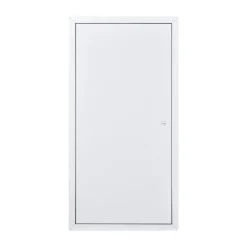 VEVOR Access Panel for Drywall, 30.3 x 15.2 in Galvanized Steel Access Door, Easy Install Hinged Service Panel with Screwdriver Latch, for Ceiling Plumbing Electrical, 14.4 x 29.4 in Cutout Size White