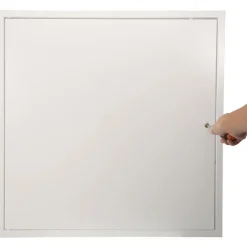 VEVOR Access Panel for Drywall & Ceiling, 24 x 24 Inch Plumbing Access Panels, Reinforced Access Door, Heavy-Duty Steel Wall Hole Cover, Easy Install Removable Hinged Panel for Wiring & Cables, Silver