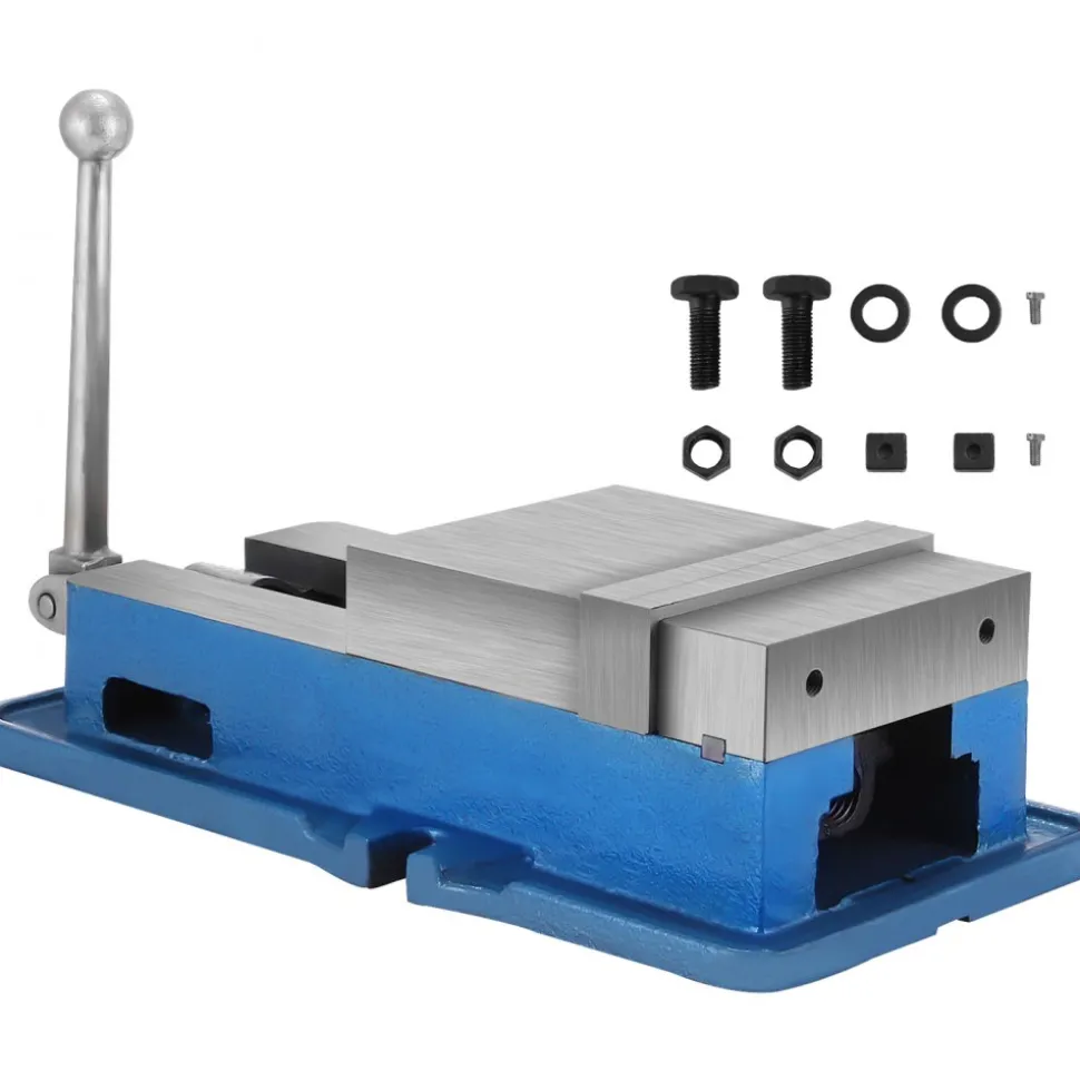 VEVOR 6'' ACCU Lock Vise for Precision, Milling Vice with 6 Inch Jaw for Drill Press, Milling & Drilling Bench Clamp Vice