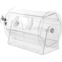 VEVOR Acrylic Raffle Drum,Professional Raffle Ticket Spinning Cage with 2 Keys, Transparent Lottery Spinning Drawing, Holds 5000 Tickets or 200 Raffle Balls, Raffle Ticket Box for Lottery Games Bingo
