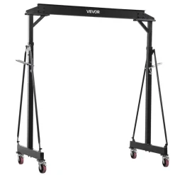VEVOR Adjustable Gantry Crane, 4400 lbs Capacity, Portable Shop Lift Hoist with 98.8