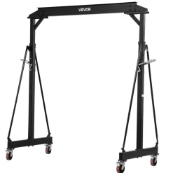 VEVOR Adjustable Gantry Crane, 4400 lbs Capacity, Portable Shop Lift Hoist with 98.8