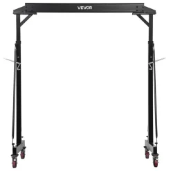 VEVOR Adjustable Gantry Crane, 4400 lbs Capacity, Portable Shop Lift Hoist with 98.8