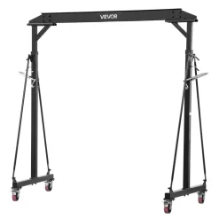 VEVOR Adjustable Gantry Crane, 2200 lbs Capacity, Portable Shop Lift Hoist with 95.7