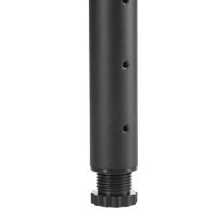 VEVOR Adjustable Table Legs, 24-40 in Round Steel Furniture Legs, 1200 lbs Max Load Heavy Duty, Quick Installation, Ideal for Home Office Desk DIY, Coffee Dinner Bar Tables, Workbenches, 4 PCS, Black