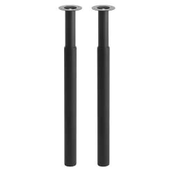 VEVOR Adjustable Table Legs, 28-43.3 in Steel Furniture Legs, 1200 lbs Max Load Heavy Duty, Quick Installation, Ideal for Home Office Desk DIY, Coffee Dinner Bar Tables, Workbenches, Set of 4, Black