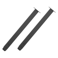 VEVOR Adjustable Table Legs, 24-40 in Square Steel Furniture Legs, 1200 lbs Max Load Heavy Duty, Quick Installation, Ideal for Home Office Desk DIY, Coffee Dinner Bar Tables, Workbenches, 4 PCS, Black