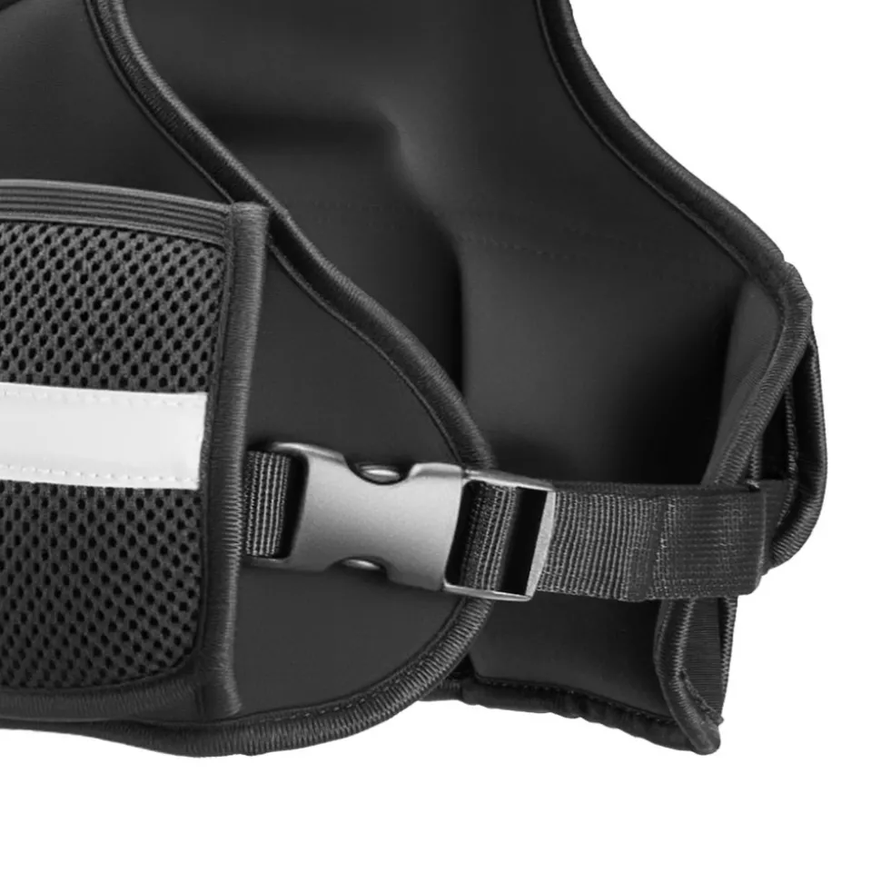 VEVOR Adjustable Weighted Vest, 24-40 lbs Comfortable X-Shape Body Weight Vest Set with 8 Weight Packs and Reflective Stripe, for Men Women, Workout Equipment for Strength Training Running Jogging
