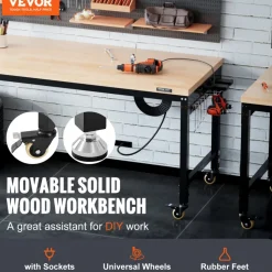 VEVOR Adjustable Workbench, 72