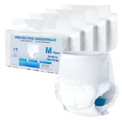 VEVOR Adult Incontinence Underwear, High Absorbent Protective Underwear for Men & Women, Disposable Adult Pull-ups Diaper with Leakproof Leg Cuff & Wetness Indicator - XL Size, 64 Count (4 Pack of 16)
