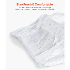 VEVOR Adult Incontinence Underwear, High Absorbent Protective Underwear for Men & Women, Disposable Adult Pull-ups Diaper with Leakproof Leg Cuff & Wetness Indicator - XL Size, 64 Count (4 Pack of 16)