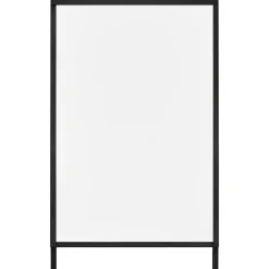 VEVOR A Frame Sidewalk Sign, 24x36 Inch Heavy Duty Slide-in Signboard Holder, Double-Sided Folding Sandwich Board Signs, Steel Pavement Sign Poster for Outdoor Business Street Advertising (Frame only)