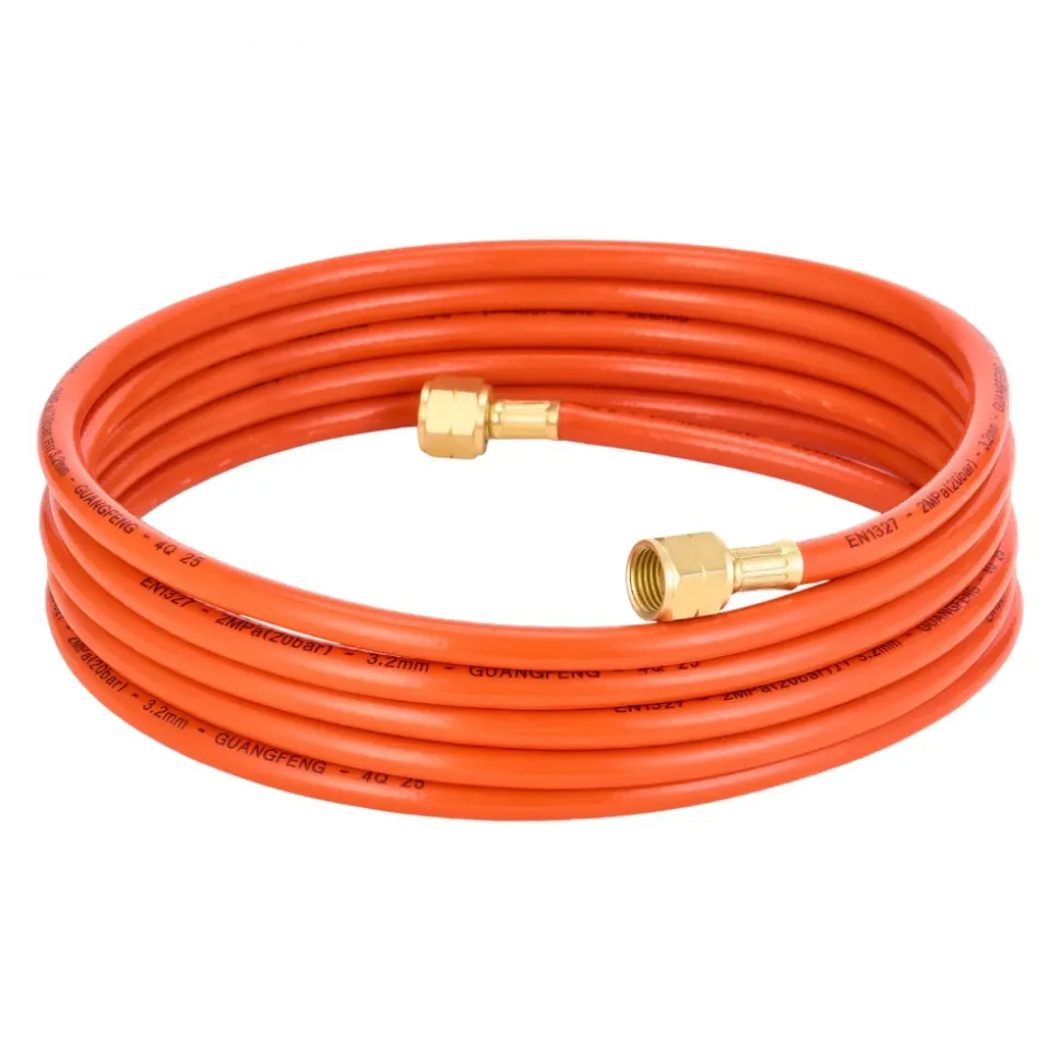 VEVOR Air Acetylene Torch Hose, 1/8-Inch x 12FT Acetylene Welding Hose with 9/16" LH B-Type Fittings, AH-12 R Grade Welding Torch Hoses Compatible with AR-B/AR-MC Regulators