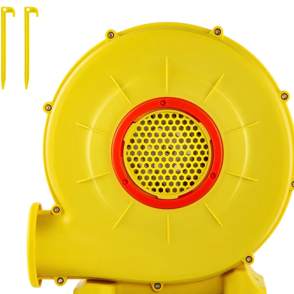 VEVOR Air Blower, 450W 0.6HP Inflatable Blower, Portable and Powerful Bounce House Blower, 1750Pa Commercial Air Blower Pump Fan, Used for Inflatable Bouncy Castle and Jump Tested to UL Standards