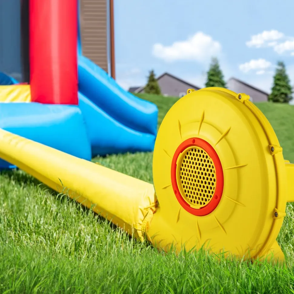 VEVOR Air Blower, 450W 0.6HP Inflatable Blower, Portable and Powerful Bounce House Blower, 1750Pa Commercial Air Blower Pump Fan, Used for Inflatable Bouncy Castle and Jump Tested to UL Standards