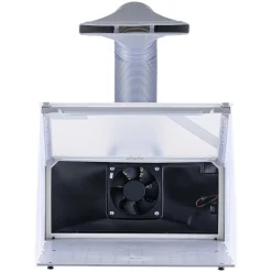 VEVOR Airbrush Spray Booth, Portable Hobby Airbrush Paint Spray Booth Kit with LED Lights, Exhaust Fan and Exhaust Extension Hose, Airbrush Paint Booth for Painting Models, Arts, Crafts, Cakes
