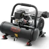 VEVOR Air Compressor, 1 Gallon Steel Tank, 1HP 1.5 CFM 90PSI Oil Free Air Compressor & Max. 120PSI Pressure, 78dB Ultra Quiet Portable Compressor, for Auto Repair, Tire Inflation, Spray Painting