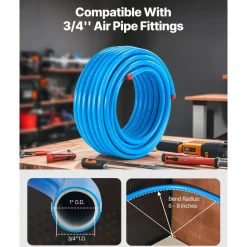 VEVOR Air Compressor Line Kit, 100FT x 3/4
