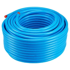 VEVOR Air Compressor Line Kit, 300FT x 3/4", HDPE-Aluminum Compressed Air Piping System, Leak-Proof, Pressure-Resistant & Easy-to-Install, Compressed Air Line Tubing Kit for Garages Workshops, Blue