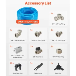 VEVOR Air Compressor Line Kit, 300FT x 3/4