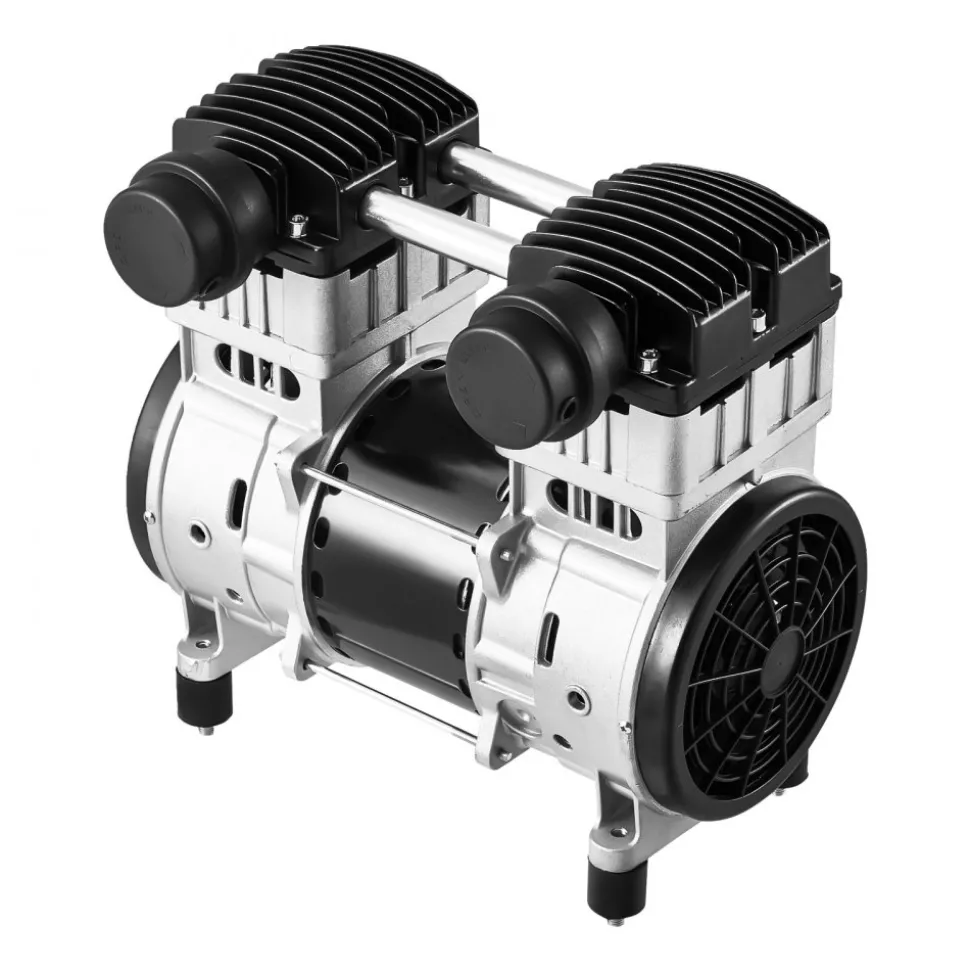 VEVOR Air Compressor Motor, 2HP 5.2CFM @ 90PSI Oil Free Air Compressor Pump & Max. 145PSI Pressure, 78dB Ultra-Quiet Compressor Motor for Auto Repair, Tire Inflation, Spray Painting, Woodwork Nailing