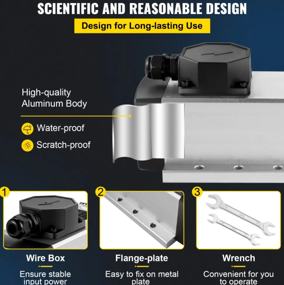 VEVOR Air Cooled Spindle Motor 2.2KW CNC Spindle Motor 220V Square Air Cooled Spindle Motor ER20 Collet 24000 RPM CNC Spindle 6A Spindle Motor 400 Hz for CNC Router Engraving Milling Machine