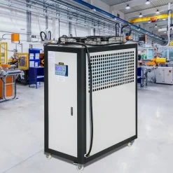 VEVOR Air Cooled Water Chiller 5 Ton Portable, 5Hp 53L Tank Industrial Chiller, Finned Condenser w/Micro-Computer Control, 15KW Cooling Capacity Stainless Steel Tank Chiller Machine for Cooling Water