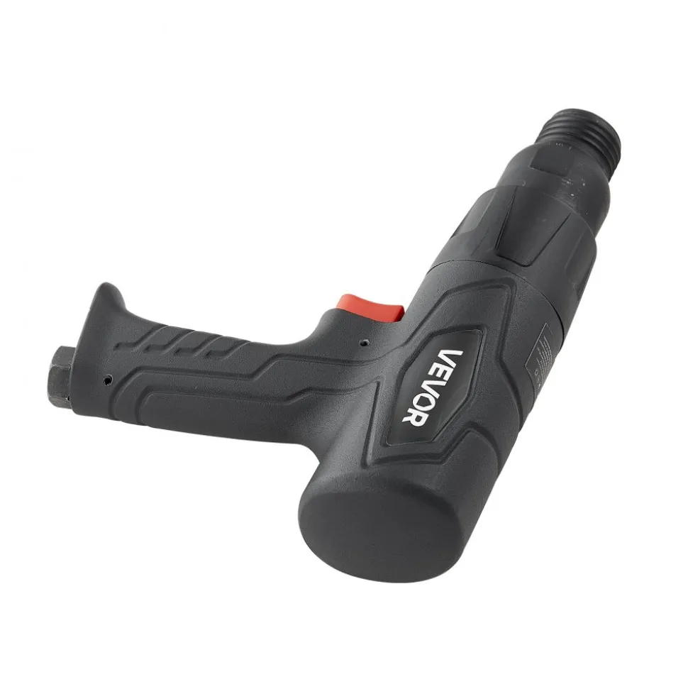 VEVOR Air Hammer, 2500-2700BPM Pneumatic Hammer with 2.76-inch Stroke & 4PCS 6.7" Long Barrel Chisels, Pistol-Grip Compact Air Chisel Pneumatic Shovel Tool for Cutting Scraping Demolishing