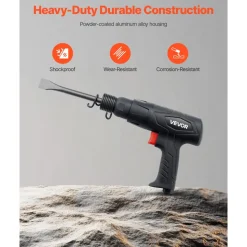 VEVOR Air Hammer, 2500-2700BPM Pneumatic Hammer with 2.76-inch Stroke & 4PCS 6.7