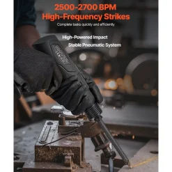 VEVOR Air Hammer, 2500-2700BPM Pneumatic Hammer with 2.76-inch Stroke & 4PCS 6.7