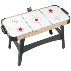 VEVOR 54" Air Hockey Table with Electronic Scorer & High-powered Blower, for Family Game Room, Basements and Home Air Powered Hockey Arcade Game Table Set with Pushers & Pucks, Stable Leg