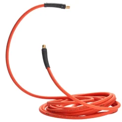 VEVOR Air Hose, 1/2" x 100FT Hybrid Air Compressor Hose, 300 PSI Kink-Resistant Pneumatic Hoses with 1/2-inch Solid MNPT Bras Fittings, Three-Layer Construction, All-Weather Flexibility