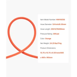 VEVOR Air Hose, 1/4