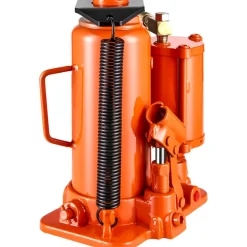 VEVOR Air Hydraulic Bottle Jack, 12 Ton/26455 lbs Pneumatic Hydraulic Bottle Jack with 10.43''-19.88'' Lifting Range & Manual Hand Pump, for Pickup, Truck, RV, Auto Repair, Industrial Engineering