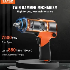 VEVOR Air Impact Wrench, 1/2