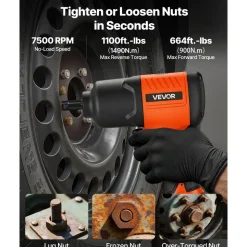 VEVOR Air Impact Wrench, 1/2