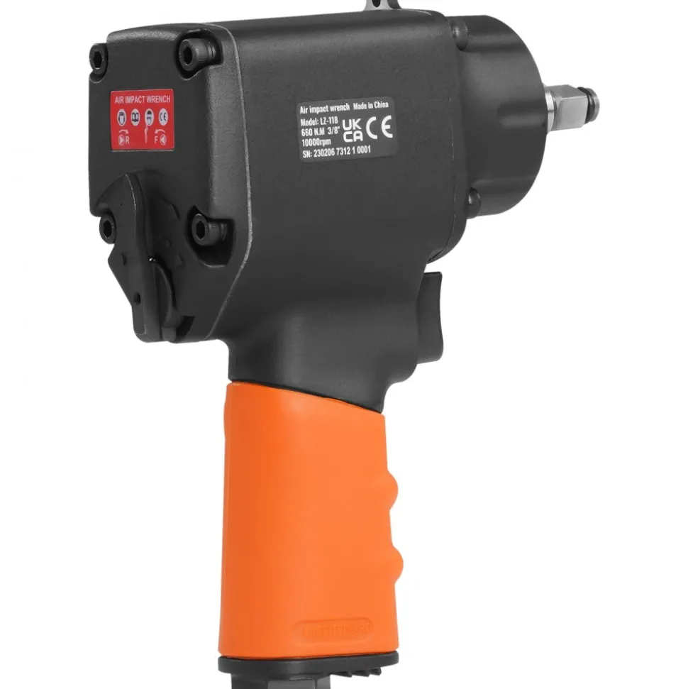 VEVOR Air Impact Wrench, 3/8-Inch Drive Air Impact Gun, Up to 690ft-lbs Nut-busting Torque, Lightweight Pneumatic Impact Wrench for Auto Repairs and Maintenance