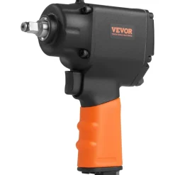 VEVOR Air Impact Wrench, 3/8-Inch Drive Air Impact Gun, Up to 690ft-lbs Nut-busting Torque, Lightweight Pneumatic Impact Wrench for Auto Repairs and Maintenance
