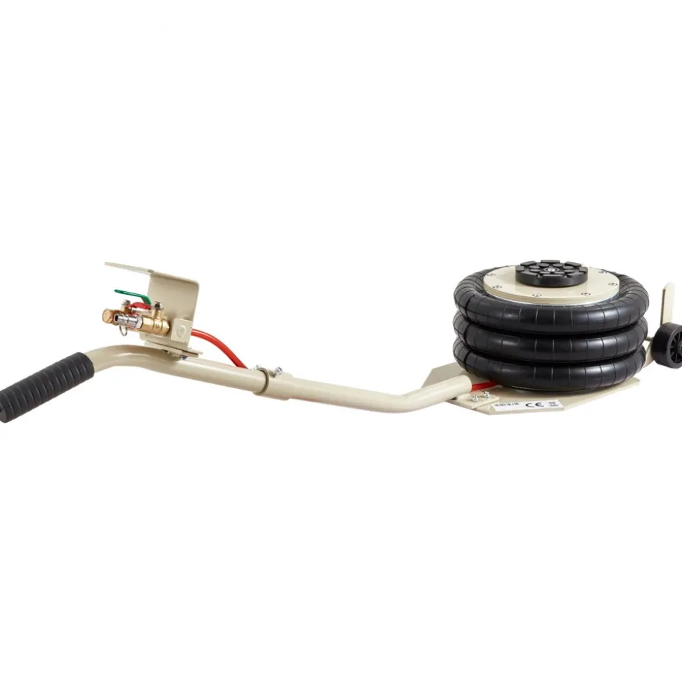VEVOR Air Jack, 3T / 6600 lbs Triple Bag Air Jack, Airbag Jack with Six Steel Pipes, Lift up to 17.7 inch/450 mm, 3-5 s Fast Lifting Pneumatic Jack, with Long Handles for Car, Garage, Repair