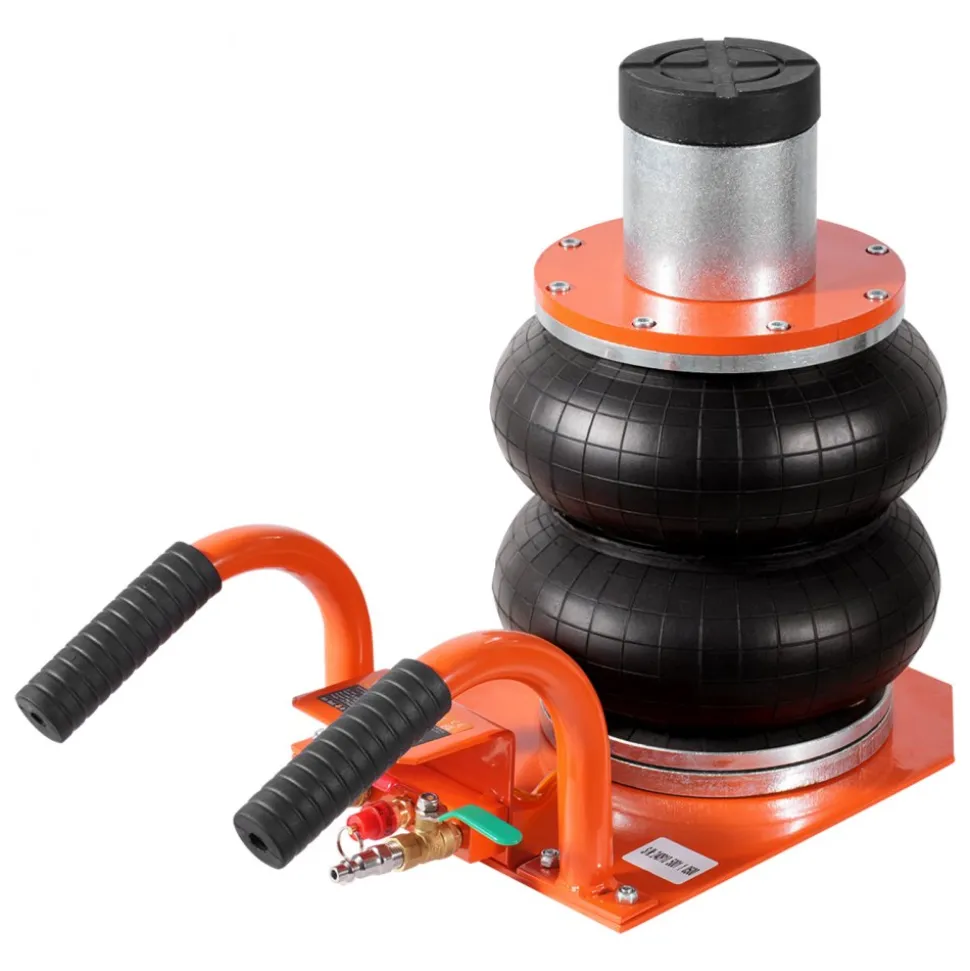 VEVOR Air Jack, 3 Ton/6600 lbs, 1-6S Pneumatic Lifting Jack with Heightened Column & Adjustable Handle, Compact, Easy-to-Lift & Space-Saving Jack with Thick Rubber Pad, Fits for Sedan, SUV, Pickup Truck