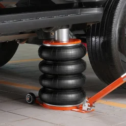 VEVOR Air Jack, 6 Ton/13000 lbs, 2-5 S Pneumatic Lifting Jack with Heightened Column & Adjustable Handle, Easy-to-Lift & Space-Saving Jack with Thick Rubber Pad, Fits for Sedan, SUV, Pickup Truck