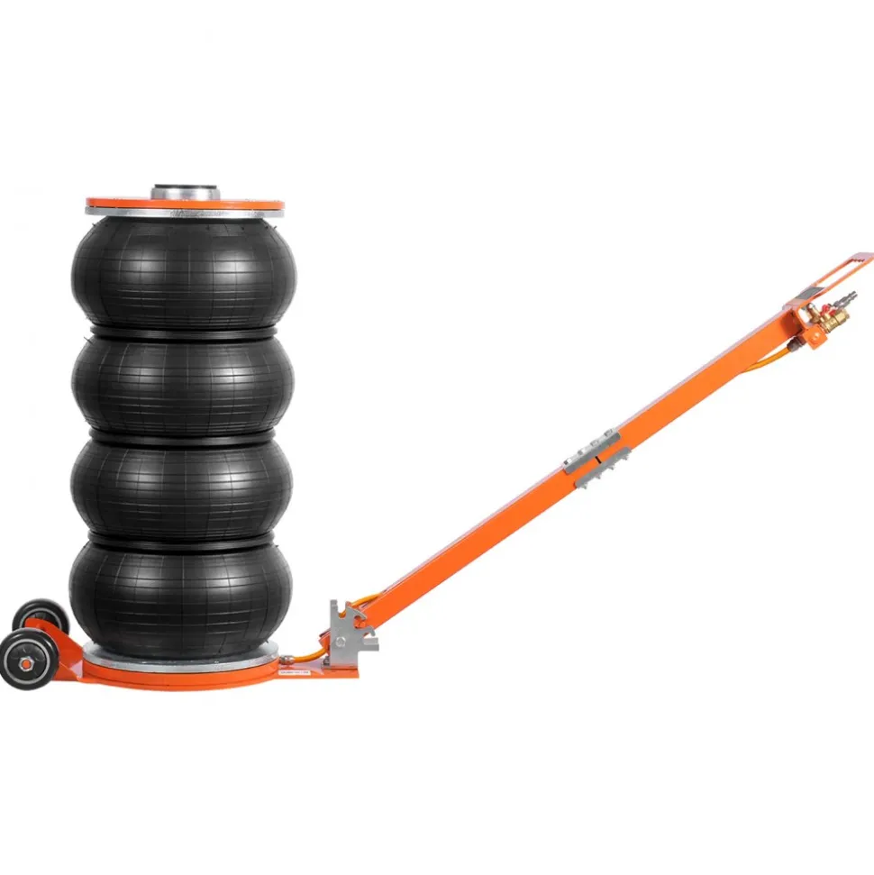 VEVOR Air Jack, 6 Ton/13000 lbs, 2-5 S Pneumatic Lifting Jack with Heightened Column & Adjustable Handle, Easy-to-Lift & Space-Saving Jack with Thick Rubber Pad, Fits for Sedan, SUV, Pickup Truck