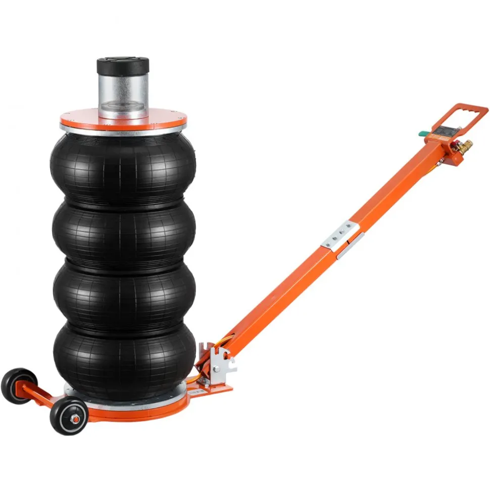 VEVOR Air Jack, 6 Ton/13000 lbs, 2-5 S Pneumatic Lifting Jack with Heightened Column & Adjustable Handle, Easy-to-Lift & Space-Saving Jack with Thick Rubber Pad, Fits for Sedan, SUV, Pickup Truck