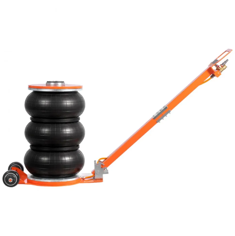 VEVOR Air Jack, 5 Ton/11000 lbs, 4-10 S Pneumatic Lifting Jack with Heightened Column & Adjustable Handle, Easy-to-Lift & Space-Saving Jack with Thick Rubber Pad, Fits for Sedan, SUV, Pickup Truck