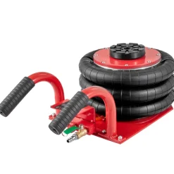 VEVOR Air Jack, 3 Ton/6600 lbs Triple Bag Air Jack, Airbag Jack with Six Steel Pipes, Lift up to 17.7 inch/450 mm, 3-5 s Fast Lifting Pneumatic Jack, with Side Handles for Car, Garage, Repair (Red)