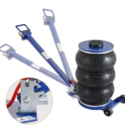 VEVOR Air Jack, 5 Ton/11000 lbs Triple Bag Air Jack, Airbag Jack with Six Steel Pipes, Lift up to 18.5 inch/470 mm, 3-5 s Fast Lifting Pneumatic Jack, with Adjustable Handle for Car, Garage, Repair