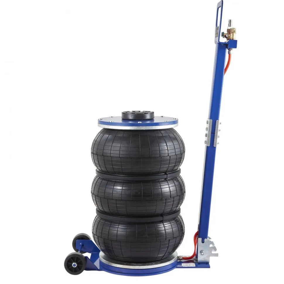 VEVOR Air Jack, 5 Ton/11000 lbs Triple Bag Air Jack, Airbag Jack with Six Steel Pipes, Lift up to 18.5 inch/470 mm, 3-5 s Fast Lifting Pneumatic Jack, with Adjustable Handle for Car, Garage, Repair