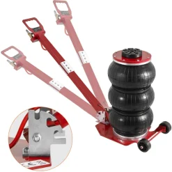 VEVOR Air Jack, 3 Ton/6600 lbs Triple Bag Air Jack, Airbag Jack with Six Steel Pipes, Lift up to 17.7