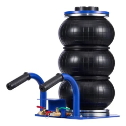 VEVOR Air Jack, 3 Ton/6613 lbs Triple Bag Air Jack, Airbag with Six Steel Pipes, Lift Up to 17.7 inch/450 mm, 1-6 s Fast Lifting Pneumatic with Short Handles for Car, SUV, Pickup Truck Repair, Garage